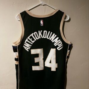 Authentic Giannis Jersey from 2022 regular season